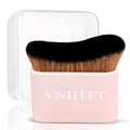 Self Tanner Brush for Face & Body - Kabuki Applicator for Self Tanning,Fake Tan,Sunscreen, Makeup - Bronzer & Blending Brush for Spray Tan & Body Foundation(with Box)