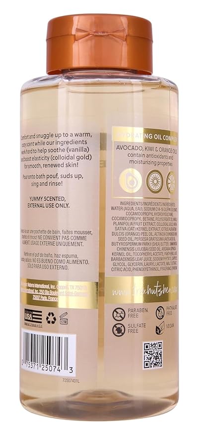 Tree Hut Vanilla Foaming Gel Wash, Mothers Day Gifts, Moisturizing & Hydrating Body Wash with Shea Butter, Gently Cleanses for Soft, Fresh & Radiant Skin, 18 fl oz