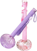 Mugwort Massage Hammer, Handheld Percussion Manual Massage Tool for Back, Shoulder & Body - Therapy Tool with US Design Patent (Bamboo Leaf Purple/Auspicious Cloud Pink)