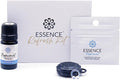 Essence Wearable Aromatherapy Nasal Diffuser – Peppermint Essential Oil Nose Ring Silicone Inhaler for Stress & Mood Support - Made in USA & Travel-Friendly