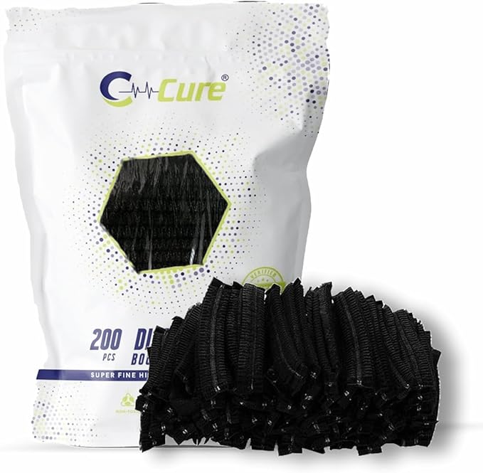 Disposable Bouffant Caps 21 Inch Non Woven Hair Net Elastic Head Cover For Food Service Kitchen Salon Lab Spa And Hygiene Use