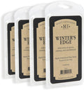 Manly Indulgence Winters Edge Scented Wax Melts, Wax Melt Warmer Cubes, Long Lasting Scented Wax Warmer Cubes, 4 Pack, 6 Cubes Each - Made in The USA
