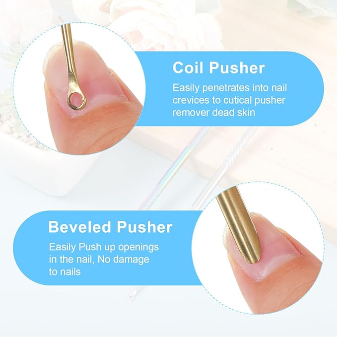 2PCS Pre Treatment Cuticle Pusher