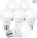 Linkind A19 LED Light Bulbs Dimmable, 60W Equivalent, 2700K Soft White LED Light Bulbs, High CRI90, 9W Energy Efficient 800 Lumens, E26 Base, UL Listed, Lighting for Bedroom Living Room, 6 Packs