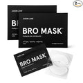 JAXON LANE BRO MASK Under Eye Patches for Men with Hydrogel (2 x 6 pairs) - Anti-Aging Korean Eye Masks for Dark Circles and Puffiness- Puffy Under Eye Treatment - Perfect Skin Care for Men