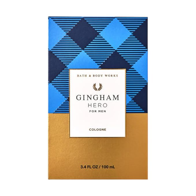 Bath & Body Works Bath and Body Works Gingham Hero Men's Fragrance 3.4 Ounces Cologne Spray (Gingham Hero)