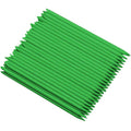 100 Pcs Orange Wood Nail Sticks Double Sided Multi Functional Cuticle Pusher Manicure Pedicure Tool for Manicure Pedicure Green