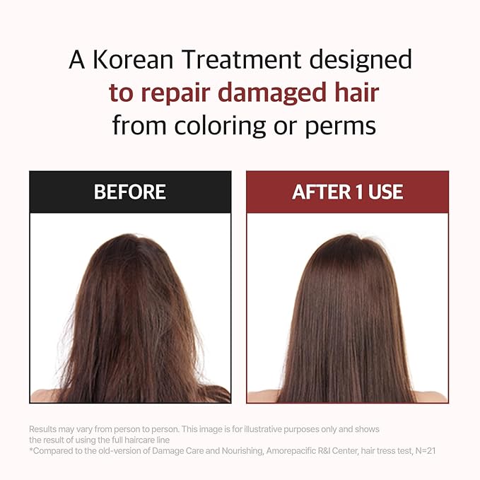 RYO Damage Care & Nourishing Treatment with Korean Ginseng & Caffeine - Deep Conditioning Mask for Repair and Moisturizing, Anti Loss Care, Strengthening hair roots, 10 Fl Oz.