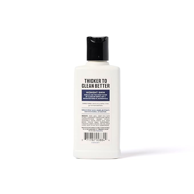 Duke Cannon THICK Body Wash for Men – High-Viscosity Shower Gel, Midnight Swim Scent – Travel & Trial Size, Long-Lasting Clean Feel – 3 oz (Pack of 2)