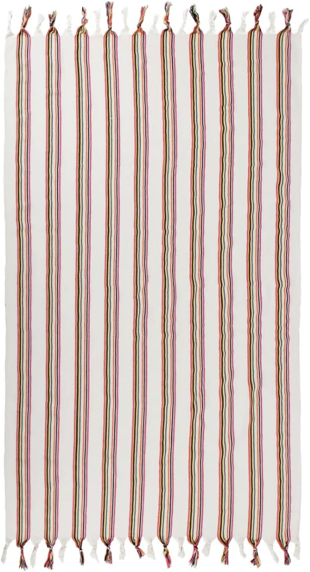 Morrocan Beach Towel | Cotton Blanket Throws, Easy to Carry, Sand Free, Absorbent, Quick Dry, Turkish Towels for Travel Camping Bath Sauna Beach Gym Fitness Pool Yoga SPA by Lahammam, Carnaval 4 Pack