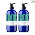 EO Shower Gel Body Wash, 16 Ounce (Pack of 2), Grapefruit and Mint, Organic Plant-Based Skin Conditioning Cleanser with Pure Essentials Oils