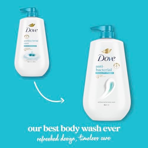 Dove Body Wash Antibacterial For All Skin Types 30.6 oz Pump, Sulfate Free - Image 3