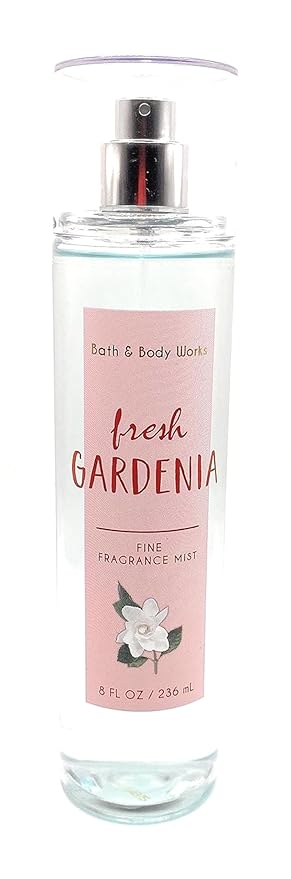 Bath and Body Works Fine Body Fragrance Mist 8 Fluid Ounce (Fresh Gardenia)