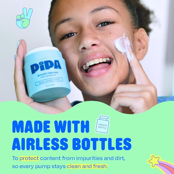 Pipa Skincare Start Young Bundle Gift Set | 3-Step Birthday Gift Skin Care Routine for Kids, Girls & Tweens 8 to 12 | Alcohol-Free & Safe | Includes Foam Face Cleanser, Face Moisturizer & Facial Mist