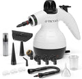 TICYACK Handheld Steam Cleaner, Steam Cleaner with 16 PCS Accessory & Safety Lock, Capacity, Multi-Surface Deep Cleaning for Home, Car, Bathroom, Grout, Floor, Window(White/Black)