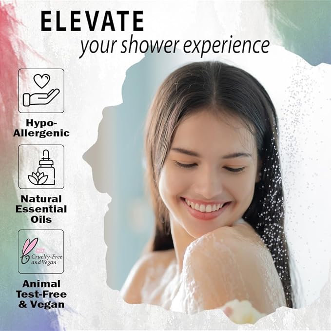 Shower Steamers Aromatherapy - Mothers Day Gift for Mom, 12pc Shower Bombs Vapor Tablets w/Organic Essential Oils for Vaporizing Steam Spa, Bath Bombs Tablets, Birthday, Selfcare Gifts for Women, Men