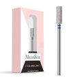 MelodySusie 4mm Barrel Shape Cuticle Clean Nail Drill Bit 3/32'', Professional Safety Carbide Diamond Under Nail Cleaner for Cuticle Dead Skin Nail Prepare, Beginners Bits, Series Bit-S, Medium