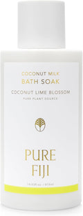 Pure Fiji Coconut Milk Bath Soak, Coconut Lime Blossom (14oz/415ml)