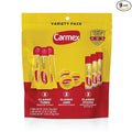 Carmex Classic Medicated Lip Balm Pack, Lip Moisturizer for Chapped Lips, 9-Count Variety Pack Bag (3 Tubes, 3 Sticks, 3 Jars)