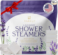 Yareli Lavender Shower Steamers Aromatherapy – Calming Essential Oils, Slow-Dissolve Tablets for Relaxing Shower Self-Care Routine – Dye-Free, Made in USA – 12 Pack