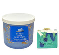 Bath & Body Works Cereal Milk Soft Serve 3-Wick Candle with a Aloe Vera Bar Soap