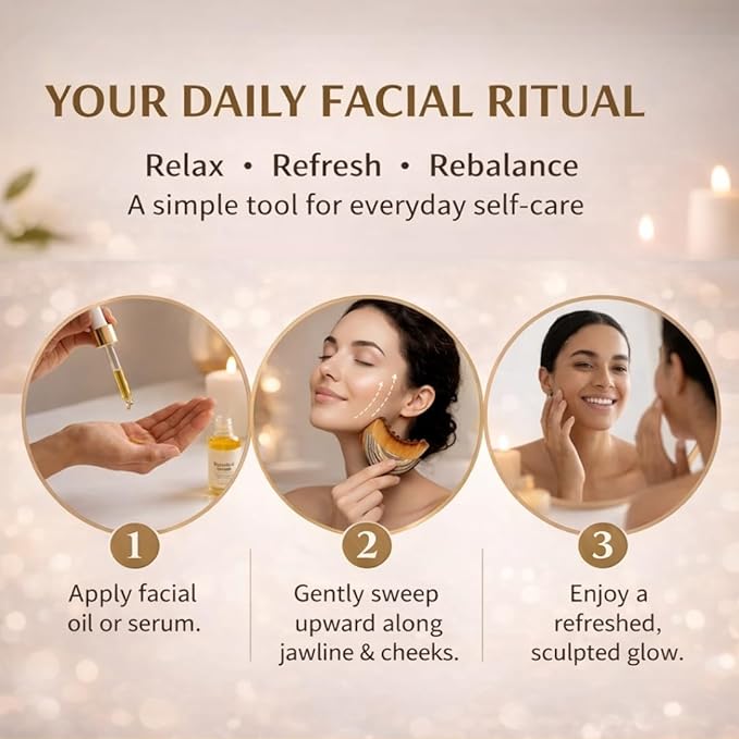 2PCS Lymphatic Contour Face Brush, Ergonomically Designed to Fit The Skin Precisely and Relieve Fatigue, Facial Massage Brush for Drainage & Sculpting- Anti-Puffiness, Detox & Lift, Dry Brushing Face