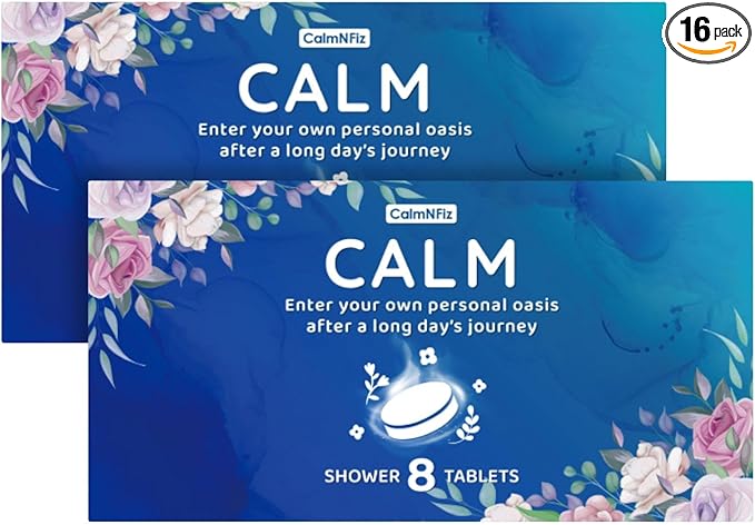CalmNFiz Shower Steamers Aromatherapy 16 Pack – Gifts for Women, Shower Bombs with Essential Oils, Self Care Relaxation, Easter Basket Stuffers, Birthday Gifts for Mom Wife