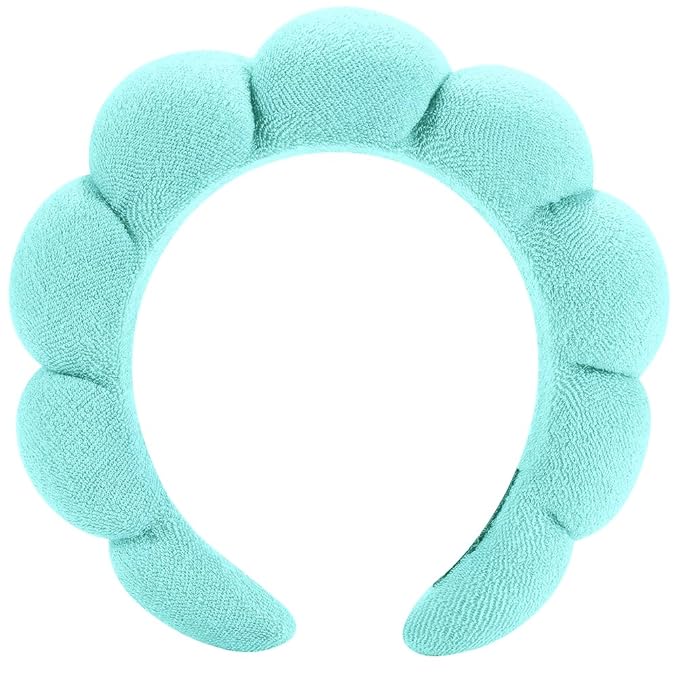 Spa Headbands - Terry Cloth Face Wash, Facial Makeup, Skincare and Mask Treatment Headbands