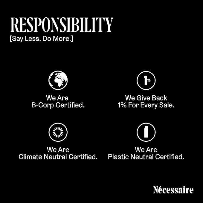 Nécessaire The Body Wash Hinoki - Multi-Oil Shower Gel Body Wash for Women + Men. Non-Comedogenic + Hypoallergenic for Sensitive Skin with Niacinamide. 8.4 fl oz.