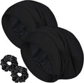 Sleep Cap Bonnet for Sleeping, Adjustable Cooling Ice Silk Lined Hair Bonnets for Natural Curly Braids Beanie Hat Women Men