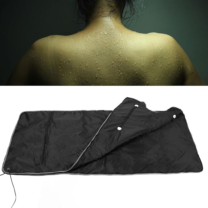 TOPINCN Infrared Sauna Blanket, Portable Personal Sauna Body Detox Wrap for Muscle Recovery, Glowing Skin, and Deep Relaxation Portable for Home Spa