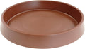 Plant Saucer Tray for Ceramic Plastic Pots, 20 inch Plant Saucers for Indoors, Pot Saucers Trays, Bird Bath Bowls, Flower Planter Water Drip Trays for Pots Base (20", Brown)
