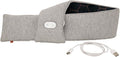 Calming Heat Neck Wrap by Sharper Image with Power Pack | Weighted Copper & Charcoal, Heating Pad, Auto Shut-Off Feature, Gift for Holidays, Women & Men | 3 Heat & 3 Vibrating Massage Settings