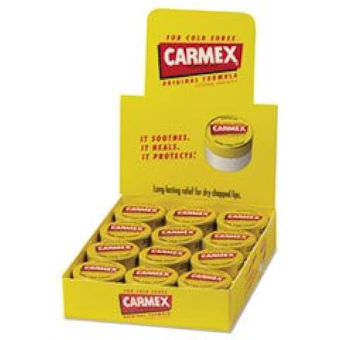 Carmex Lip Balm Jar, 0.25 Oz (Pack of 2)