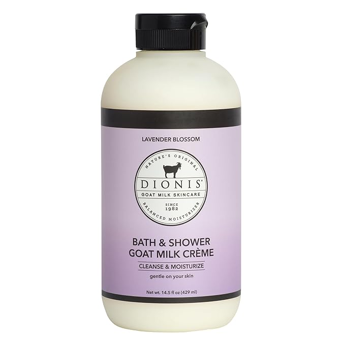 Dionis Bath & Shower Goat Milk Crème Lavender Blossom 14.5oz (Pack of 1)