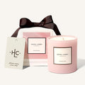 Hotel Lobby Signature Candle – Luxury Hand-Poured 9.75oz Soy Wax with Amber, Cedar, and Musk – Infused with Essential Oils, 65-Hour Burn Time, Reusable Vessel, Clean Burn
