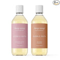 Deep Steep Bubble Bath, 10oz (2 Pack) (10 Fl Oz (Pack of 2), (Energizing - Passion Fruit Guava & Mango Papaya)