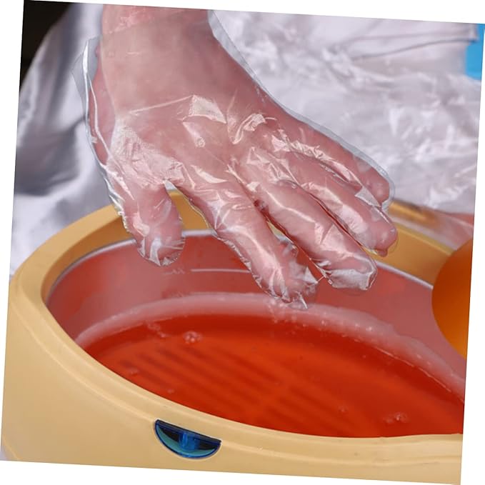 1set Paraffin Wax Hand Gloves Foot Care Supplies Hand Treatment Spa Foot Cover Moisturizing Gloves Skin Care Kit Random Color
