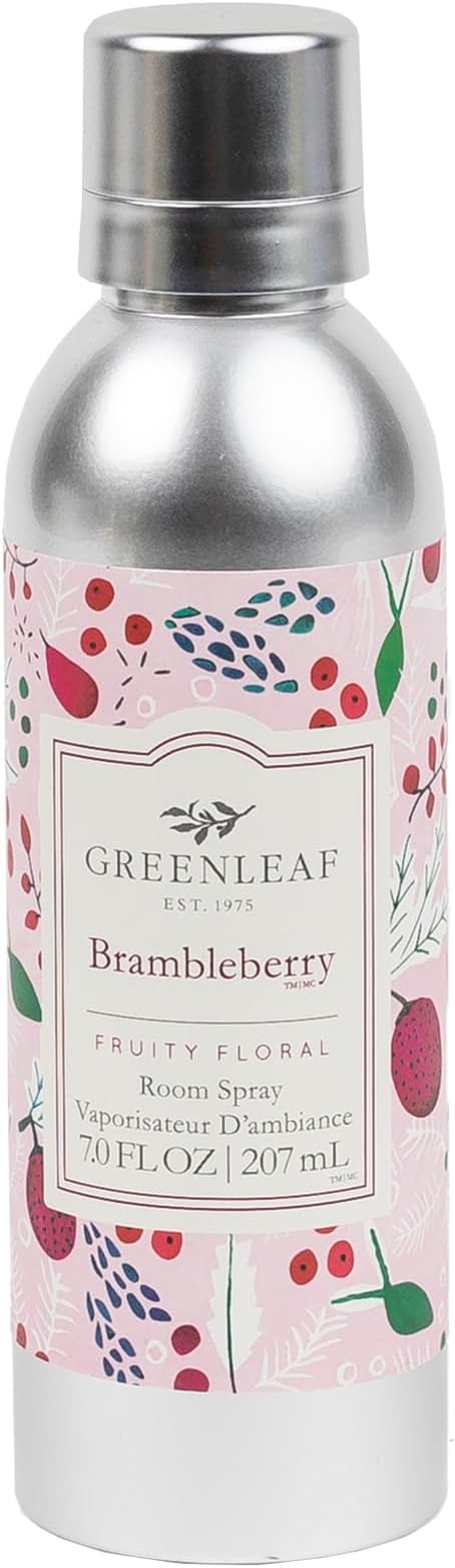 Greenleaf Gifts Brambleberry Scented Room Air Freshener Spray | Non-Aerosol 7 oz Spray | Fruity Scented Air Freshener for Home | Home Fragrance for Bedroom & Bathroom