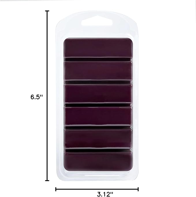 Colonial Candle Wild Mulberry Wax Melts, Wax Melt Warmer Cubes, Long Lasting Scented Wax Warmer Cubes, 4 Pack, 6 Cubes Each - Made in The USA