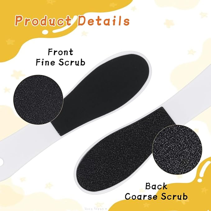 20 Pcs Foot File Callus Remover Double Side Skin Foot File Professional Foot File Pedicure Tools for Dead Skin Smoothing