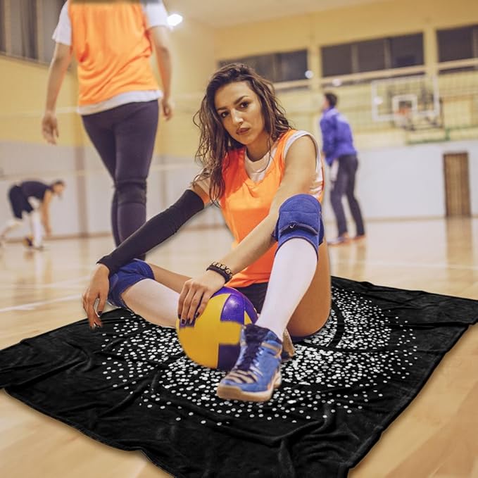 Volleyball Blanket Gift for Boy Girl, Volley Ball Sport Throw Lightweight Super Soft Cozy Blanket for Bedroom Living Room, Volleyball Gifts for Player, Athlete, Coach, Team 50"x40"for Kids