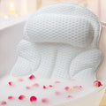 Bath Pillows for Tub – 4D Air Mesh Bathtub Pillow with Head, Neck & Shoulder Support, Larger Size Non-Slip Tub Pillow for Bathtub & Jacuzzi, Bath Tub Pillow with Wash Bag, Gift for Women & Men