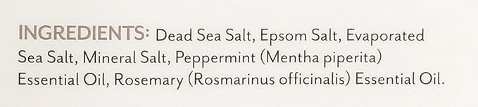 Soothing Touch Bath Salts Pouch, Peppermint Rosemary, 8 Ounce