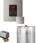 Mr Steam Basic Butler Steam Shower Ctrl Pkg w/Square iTempo Control and Steamhead in Brushed Nickel