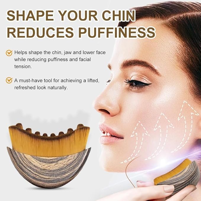 Lymphatic Face Brush,Manual Facial Cleansing Brush for Sensitive Skin, Lymphatic Drainage Brushs and Deep Pore Cleaning Soft Bristle Pore Cleaner for Nose Travel-Friendly Skin Cleansing Tool(1Pcs)
