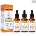 Premium 20% Vitamin C Serum For Face - (3PACK) with Hyaluronic Acid, Retinol & Amino Acids - Boost Skin Collagen,Hydrate & Plump Skin, Anti Aging & Wrinkle Facial Serum