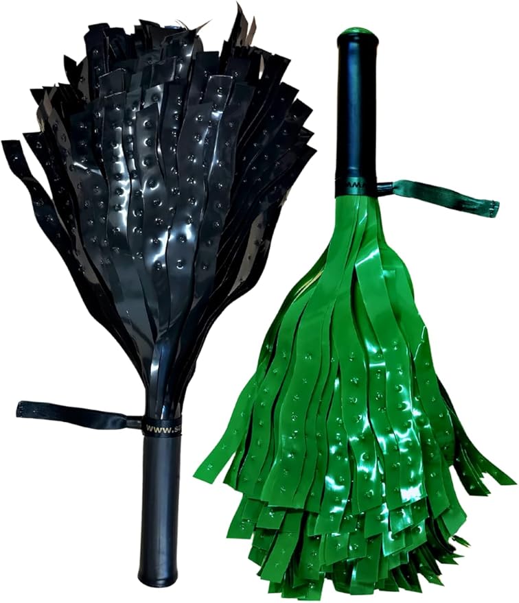 2-Pack of Relax Saunavihta, Handmade Finnish Sauna Whisk, Nordic Sauna Accessories Banya Venik for Massage (2, Green and Glack)