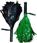 2-Pack of Relax Saunavihta, Handmade Finnish Sauna Whisk, Nordic Sauna Accessories Banya Venik for Massage (2, Green and Glack)