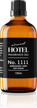 AirScent My Way Diffuser Oil No. 1111 Inspired by the 1 Hotel Miami Scent - Sandalwood Suede Soft Woods - Fragrance Oil for Ultrasonic and Waterless Diffusers and Crafting - 120 mL, 4 fl oz Bottle